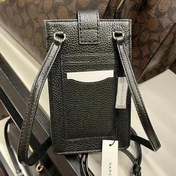Marc Jacobs The Groove Pebble Leather Phone Crossbody Bag S107L01SP21 * Original - Picture 9 of 16